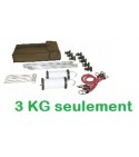 Kit randonneur compact 3 kg avec électrificateur B40 a piles