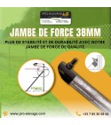 PALETTES DES JAMBE DE FORCE GALVANISER 38mm  20, 30, 60, 100 ou 150 pcs