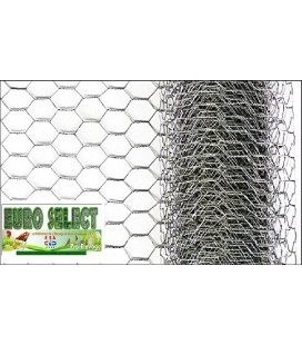 Grillage à Poule plastifié maille 25mm hauteur 1M hauteur 25M