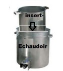 Bac-insert cire de 60 ltr. diametre 47 cm hauteur 40 cm