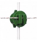 Isolateur à écrou, vert ø 8,5-13mm (20 pcs)