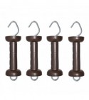 Poignée bi-matière cordon (4 pcs)