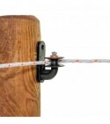 Isolateur d’angle à poulie pour piquets bois (30 pcs)