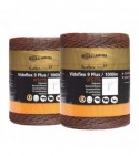 Vidoflex 9 TurboLine Plus (terra, Paquet DUO 2x1000 mètre)