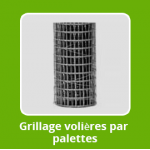 Grillage volières par palettes