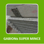 GABIONS " Stone wall " 3 V  de 19 CM