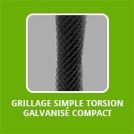 Grillage SIMPLE TORSION Galvanisé Compact