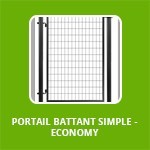 PORTAIL BATTANT SIMPLE - ECONOMY