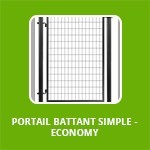 PORTAIL BATTANT SIMPLE - ECONOMY