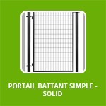 PORTAIL BATTANT SIMPLE - SOLID