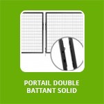 PORTAIL DOUBLE BATTANT ­ SOLID