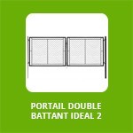 PORTAIL DOUBLE BATTANT - IDEAL 2