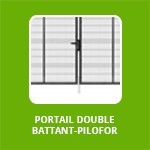 PORTAIL DOUBLE BATTANT - PILO­FOR